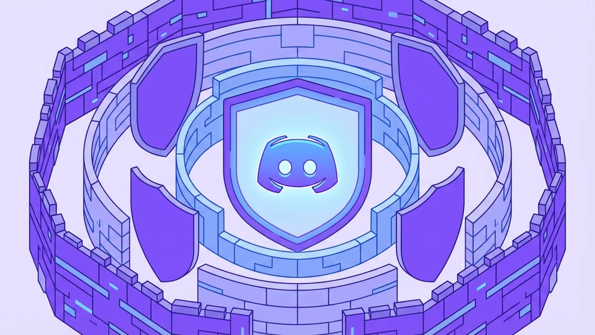 Multi-layered security protecting a Discord server